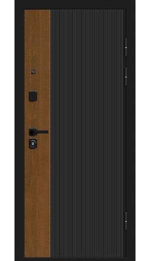 ДС Optim Z-2 9 см Вертикаль Белый/Муар черный-Грецкий Орех — внешняя сторона