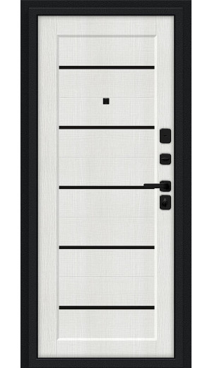 ДC Bravo R-2 Борн/SBlack (117/М22) Bianco Mellinga BSh/Букле черное Букле черное/Bianco Melinga — внутренняя сторона