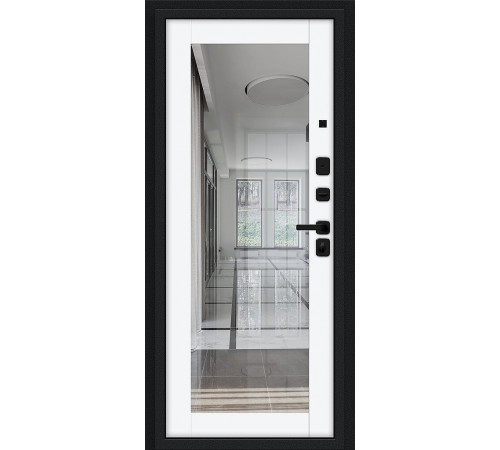 ДC Bravo R-2 Флэш МФ/SBlack (151/Б15) White Silk R/Букле черное Букле черное/