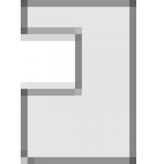 Опорный элемент В White Pro МДФ 2070*25*16